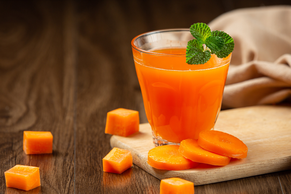 Healthy Drink Fresh Carrot Juice