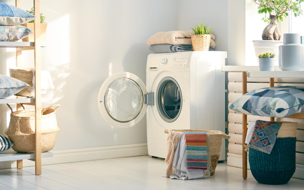 Laundry Room With Washing Machine