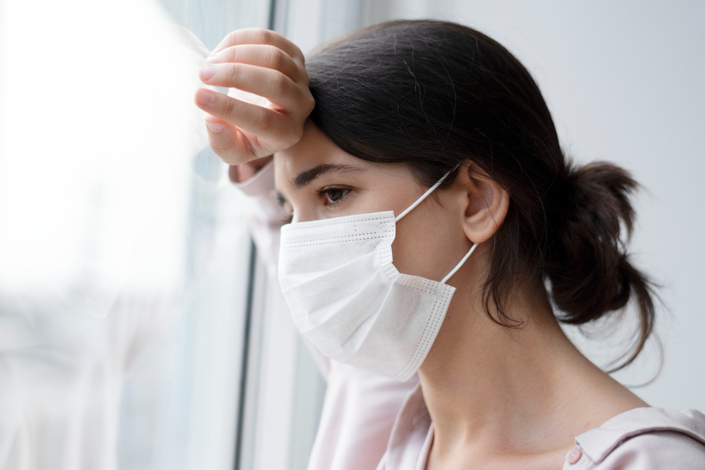 woman-wearing-face-mask-during-home