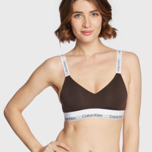 Calvin Klein dámská hnědá podprsenka - XS (BKC)