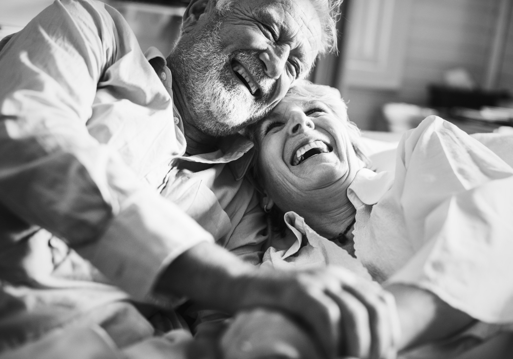 Elderly Couple Is Spending Time Together