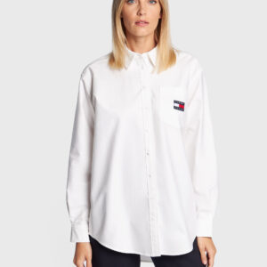 Tommy Jeans Damska Bila Kosile 1